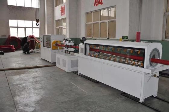 Línea acanalada de un sólo recinto diámetro de la protuberancia del tubo del HDPE de 20m m/máquina de la fabricación