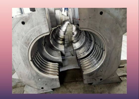 Máquina acanalada 500m m de la protuberancia del tubo de drenaje de las aguas residuales