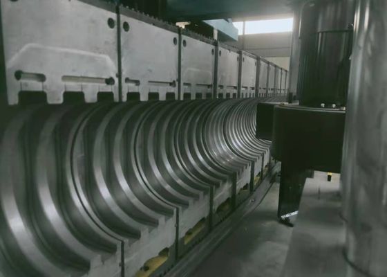 La pared del doble del HDPE acanaló la línea Intermeshing lleno de la protuberancia del tubo 6,5 m/min