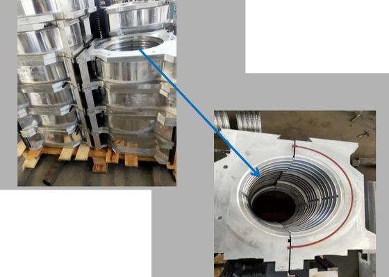 La pared del doble del HDPE acanalada instala tubos la cadena de producción ID200mm ID600 milímetro