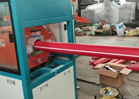 cadena de producción plana del tubo del PVC del tornillo gemelo cónico 250-300kg/h
