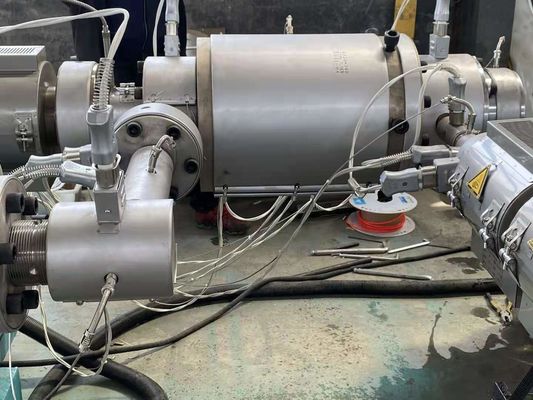 línea de la protuberancia del tubo de 200-500m m/máquina acanaladas de un sólo recinto de la fabricación