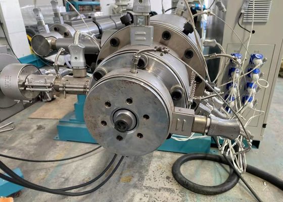 cadena de producción plástica del tubo del HDPE PE de 200m m eficacia alta