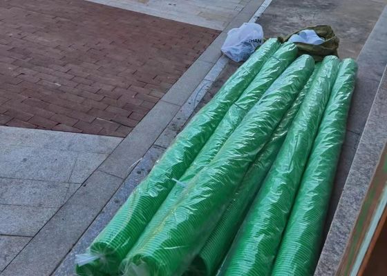 La pared plástica flexible del doble del aire fresco acanaló la línea de la protuberancia del tubo