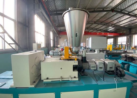 conducto eléctrico gemelo cónico del PVC del extrusor de tornillo de 50-110m m