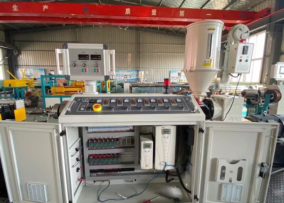 tubo de gas acanalado rígido liso de la máquina del extrusor de solo tornillo de 90-400m m