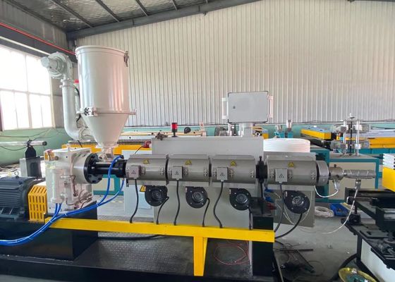 máquina acanalada de un sólo recinto plástica del tubo de la manguera PE de 16-50m m