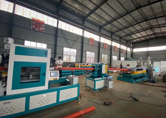 máquina acanalada de un sólo recinto plástica del tubo de la manguera PE de 16-50m m