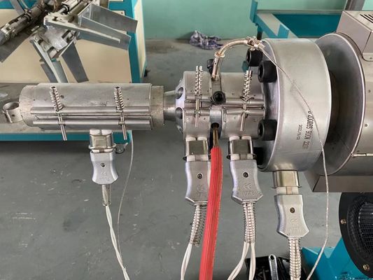 línea acanalada de un sólo recinto solo tornillo de la protuberancia del tubo de 16-63m m PE PP